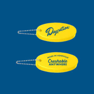 Daycation Gold Floating Keychain